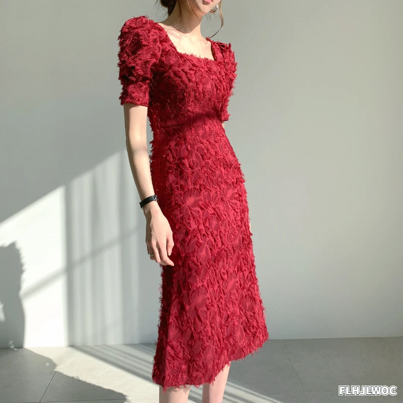 Vestido longo vintage vermelho - Winter Clothing Storage avaliação e preço