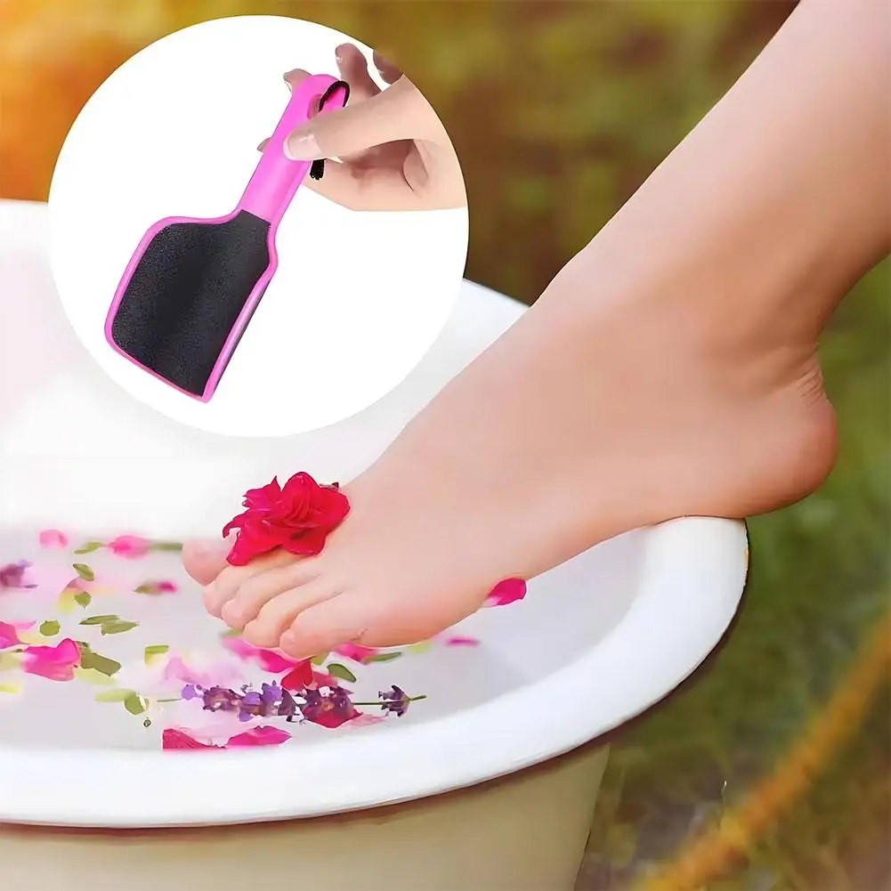 Gebogen Voetvijl Dode Huid Eeltverwijderaar Voor Voeten Dubbelzijdig Professionele Pedicure Voetvijl U-vormige Voetschuurmachine Scrubb U9T3