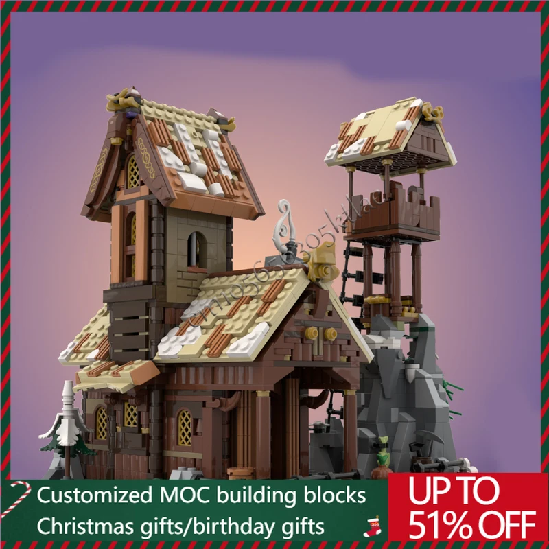 

1837 шт. знаменитый средневековый модульный классический порт Харбор строительная база модель строительного блока детская сборная игрушка подарки на день рождения