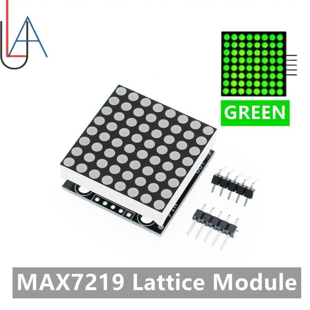 MAX7219 dot matrix module microcontroller module display module finished goods , Can be together for arduino programming