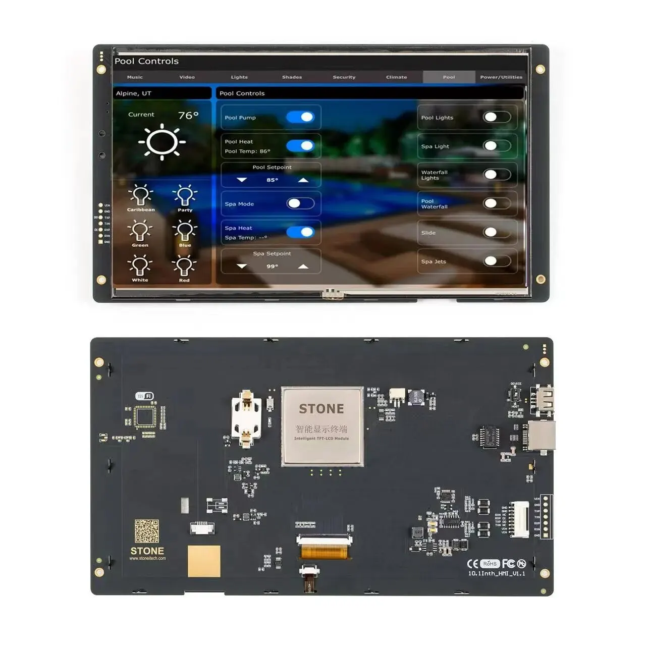 SCBRHMI Enhanced Series HMI RTP LCD Display 10.1