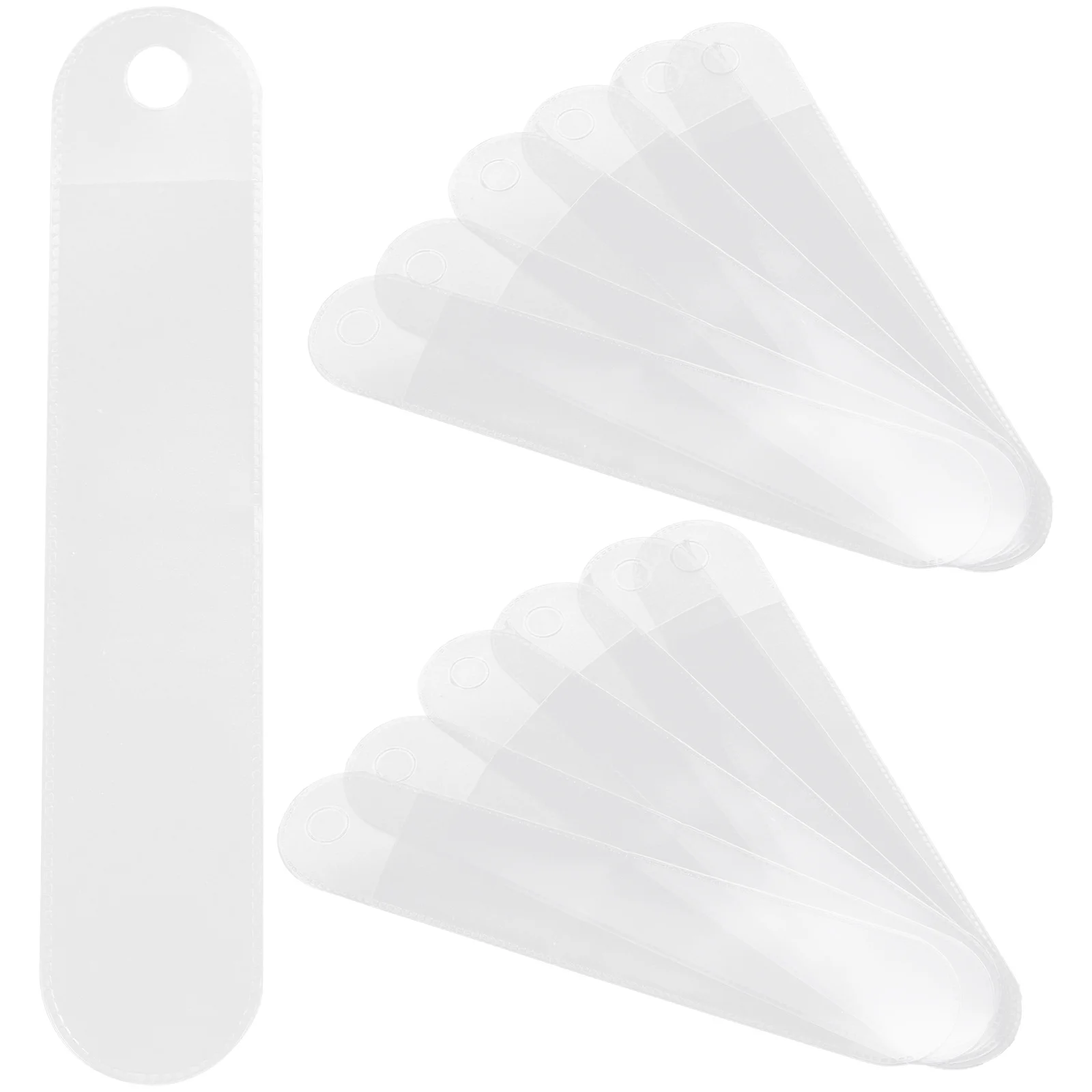 

50Pcs Frosted Pen Pouches Stylish Single Pen Sleeve Pencil Gift Bag Office School Storage Protective Case