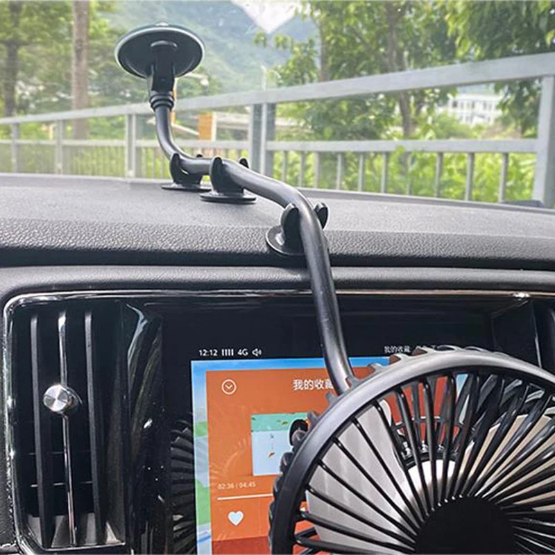 Support de téléphone Flexible, tête sphérique de 17mm, longue tige pour chargement sans fil, Clip de téléphone avec support à ventouse, Base de supports de pare-brise