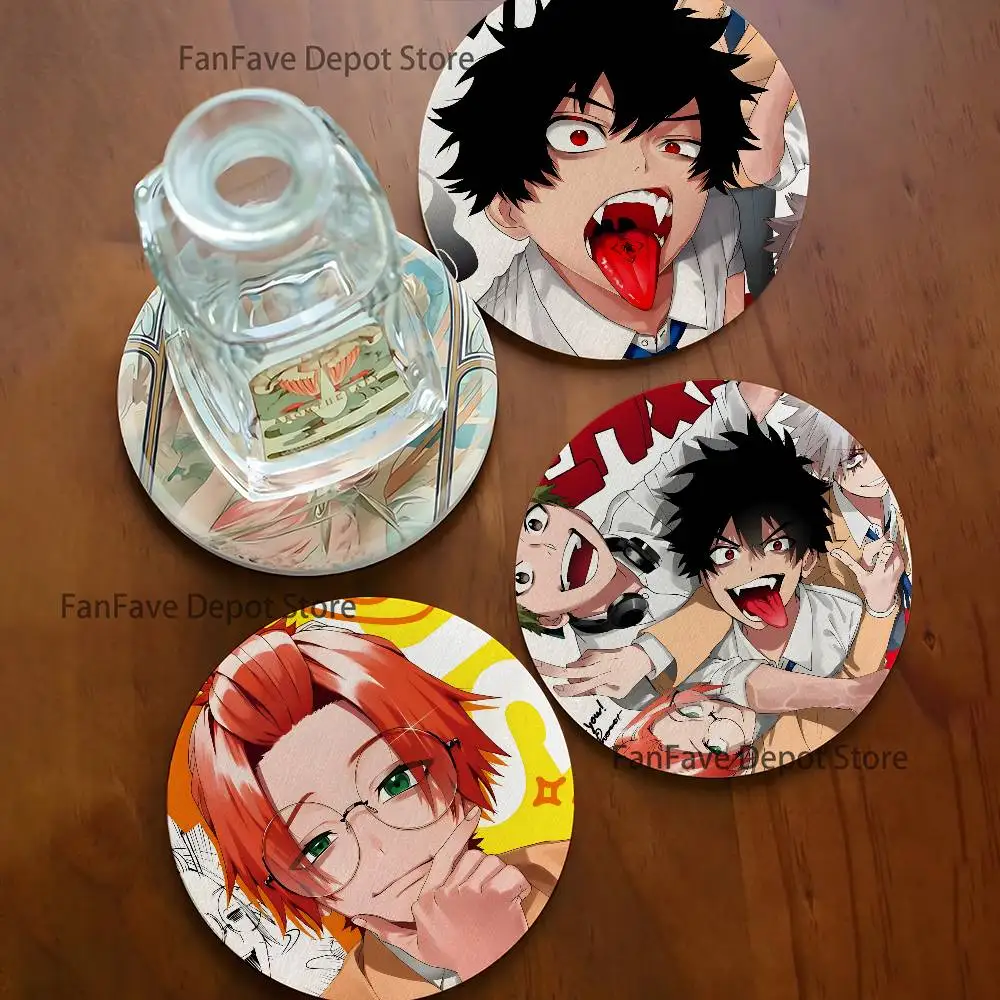 P-Phantom Comic Busters Coaster Wooden Drink Tray Suitable for Restaurants and Coffee Shops Easy To Wash and Clean
