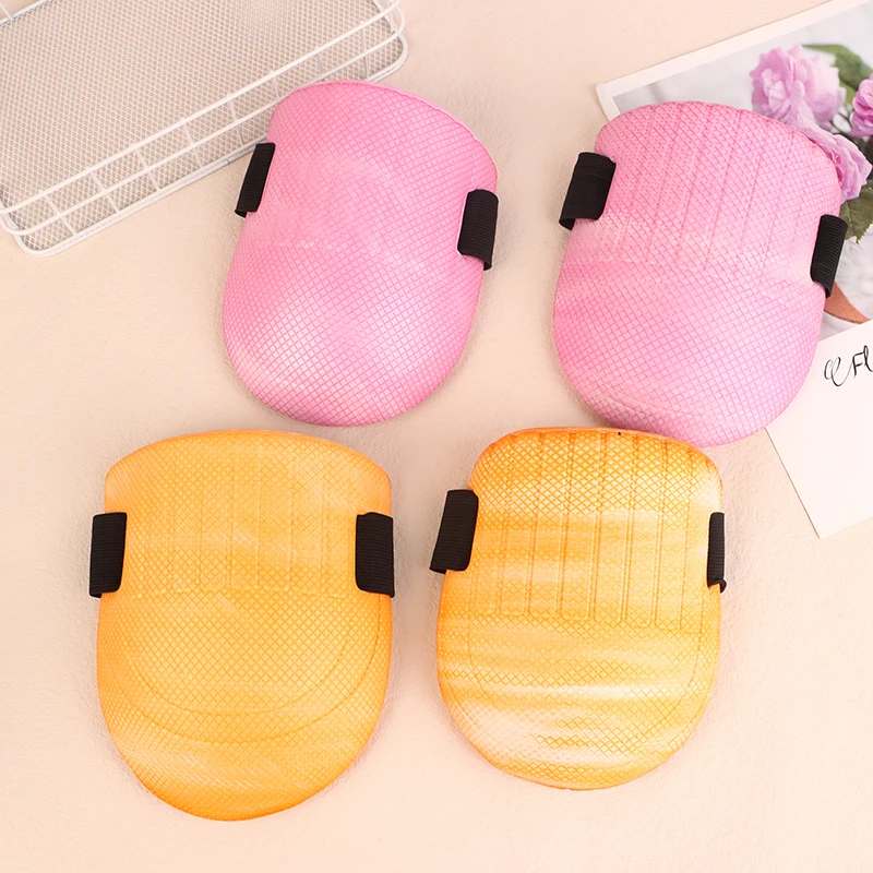 부드러운 폼 패딩 타일 진흙 작업자 무릎 보호 패드, 바닥 벽돌 인공물, 수분 농축 무릎 패드, 1 쌍