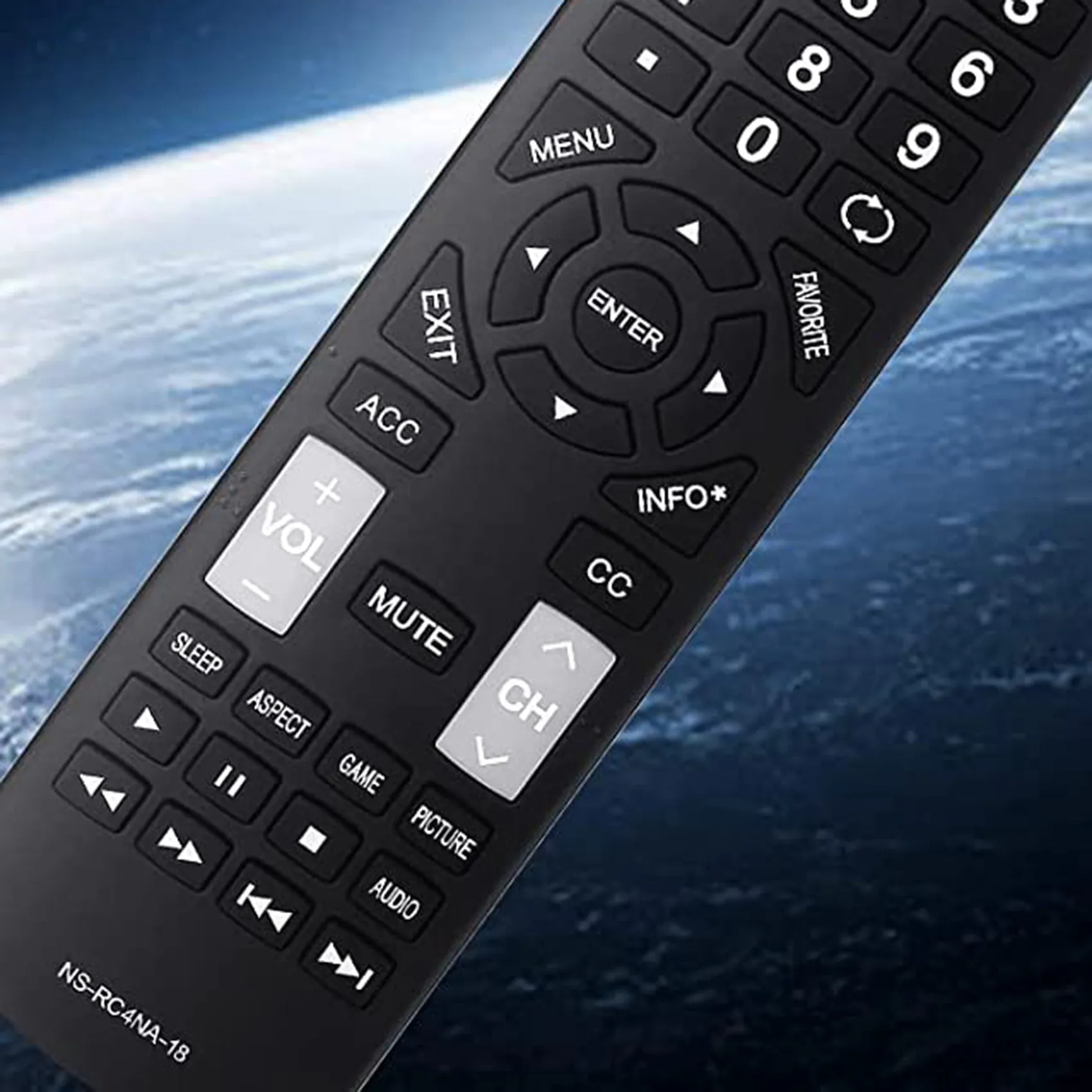 ABFS Universal Remote Control Replacement Fit for All LED-LCD HDTV NS-RC4NA-18 NS-32D311NA17