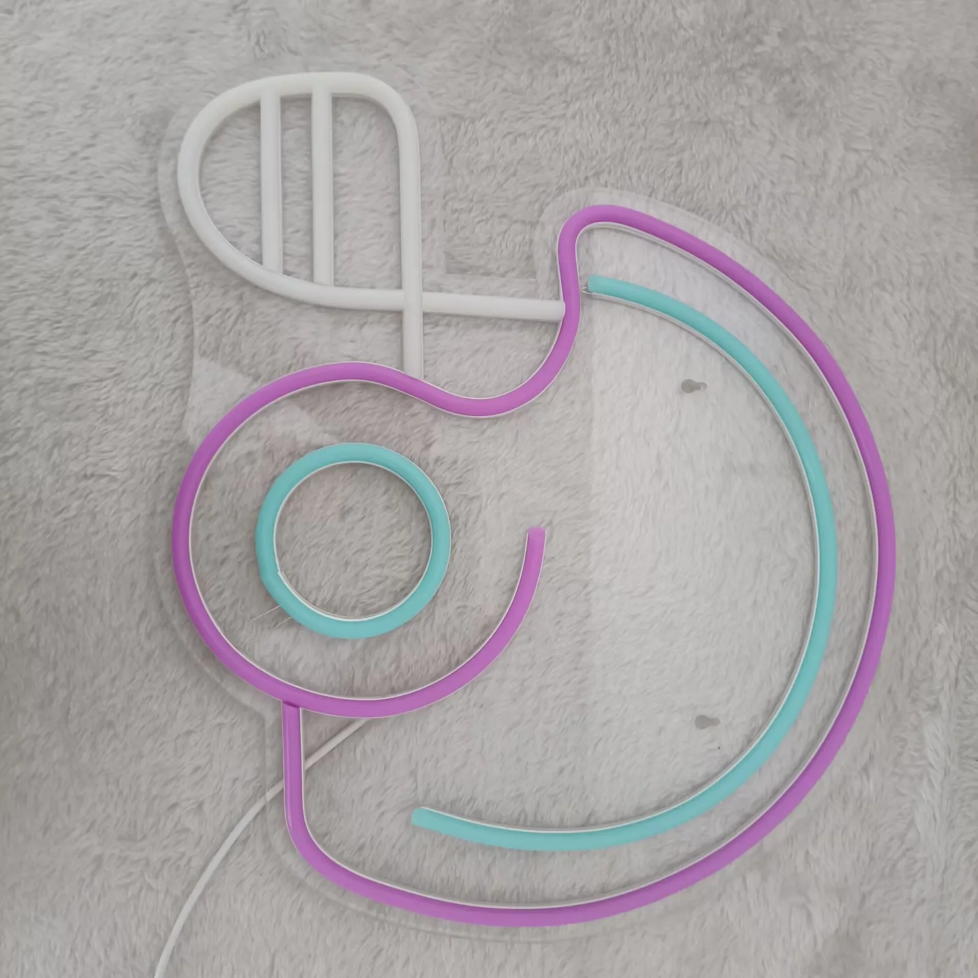 LED ضوء النيون قبعة النيون جدار ديكور لتناسب غرفة نوم حديقة رجل الكهف شريط المنزل ديكور الحفلات هدية لصديق USB بالطاقة #5