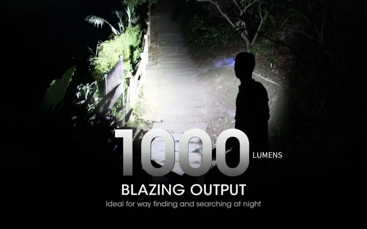 Nitecore NU40 1000 Lumen Lightweight USB-C Rechargeable Headlamp