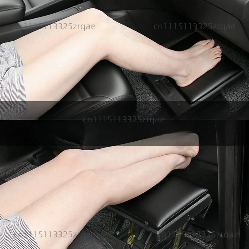 Car seat, foot rest, leg support, front and rear row of car, foot pedal board, song footstool, leg stool