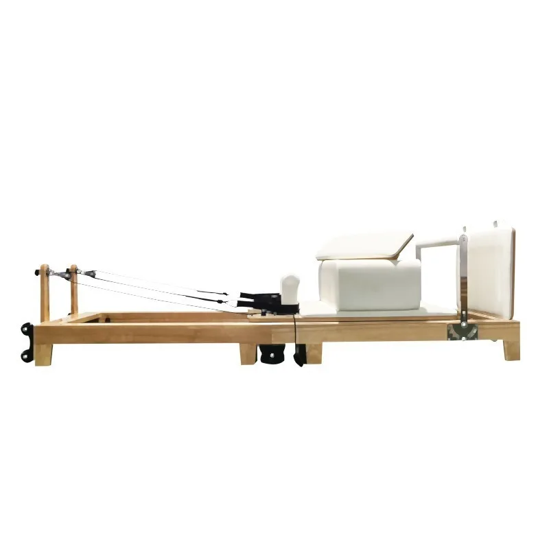 Oak Folding Pilates Core Bed, Yoga Gym Portable Versatile