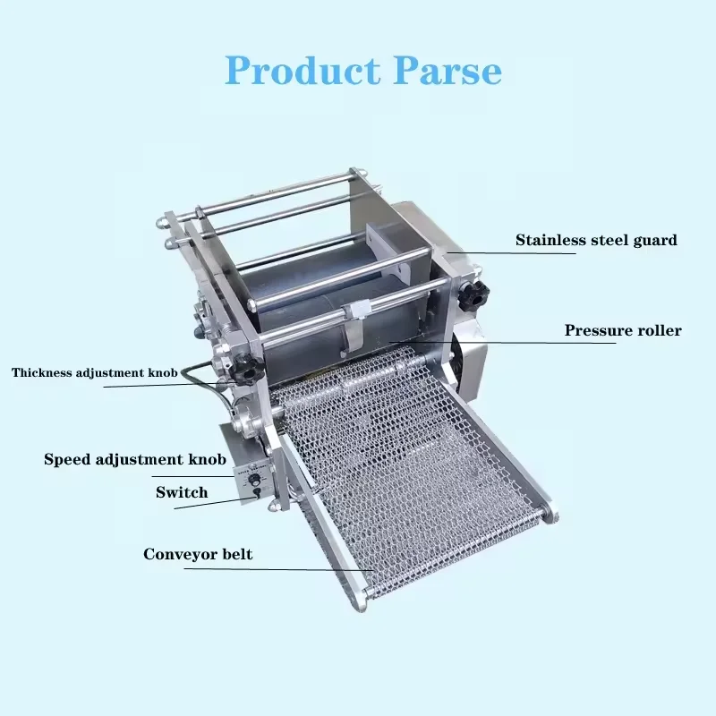 Corn Flour Chapati Tortilla Making Machine Pancake Roti Tortilla Making Machine Manual Tortilla Roller Press Machine