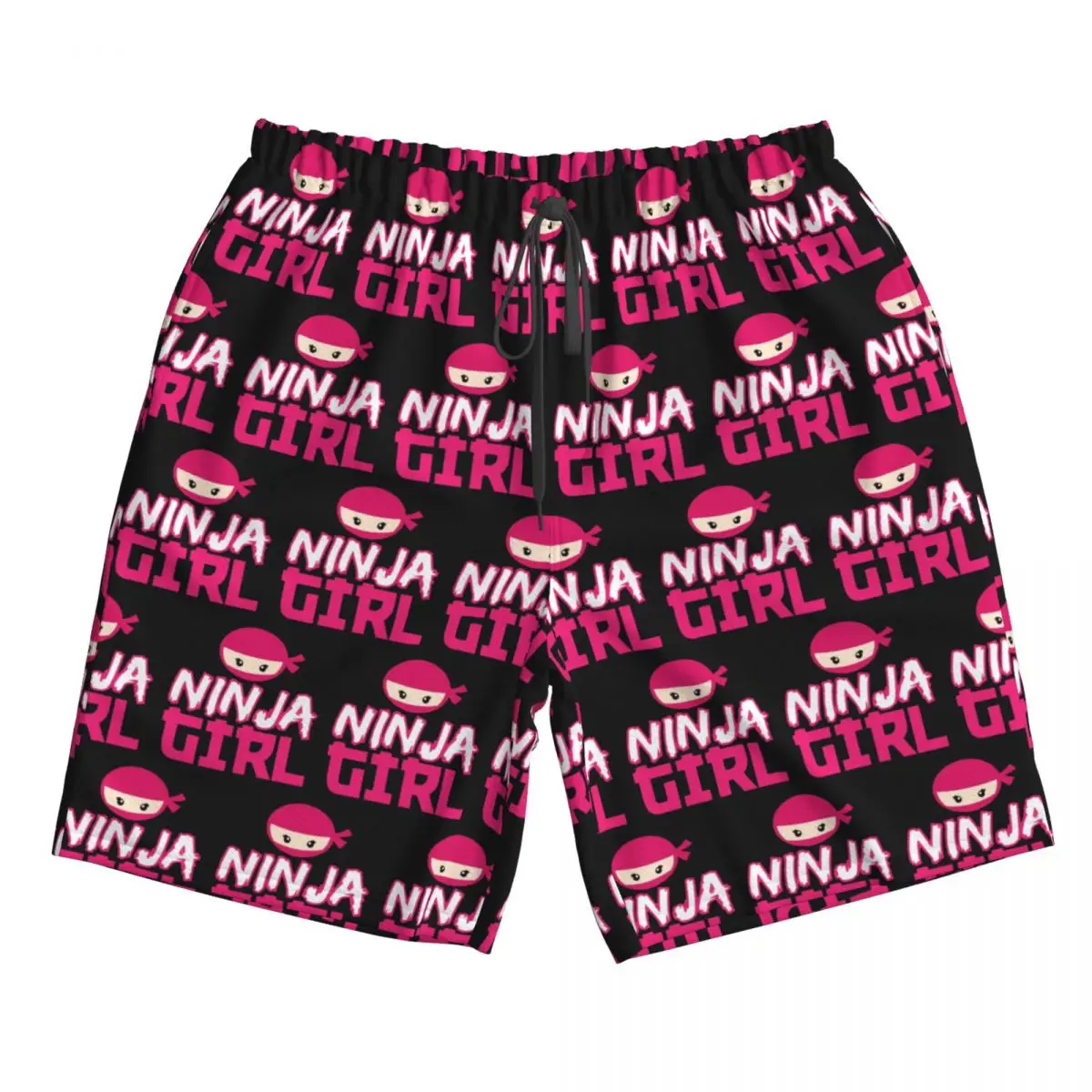 

Spy Ninja Girl Trunks Beach Board Shorts Casual Quick Dry Swimming Summer Men Pants