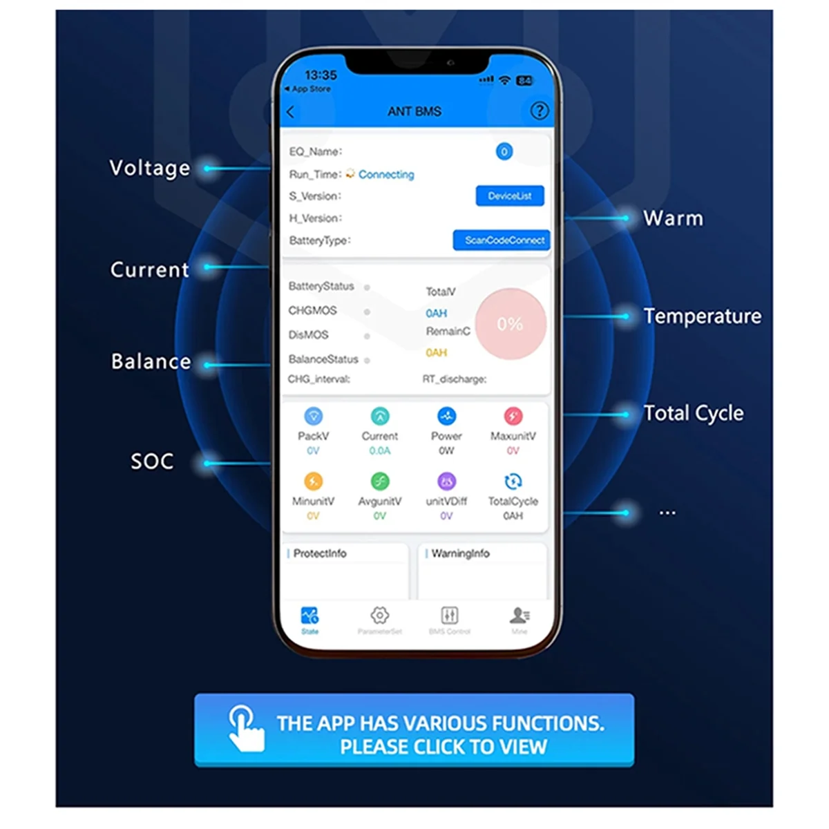 

[ANT 4S] Ito/Lifepo4/NCM 130A Интеллектуальный встроенный Bluetooth для хранения электронного велосипеда/самоката/солнечника