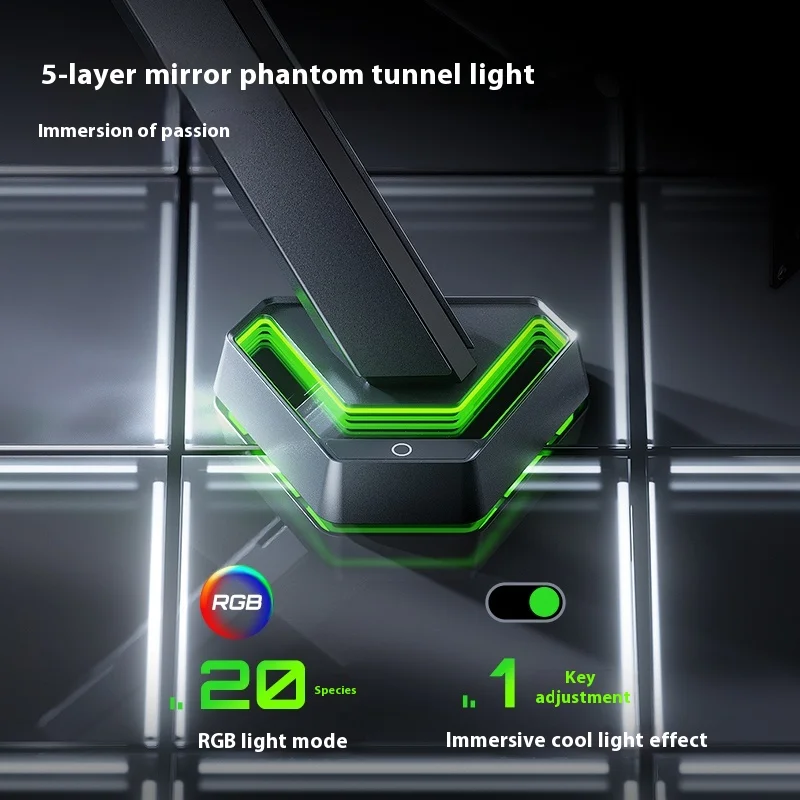 Humanex T9X Computer Monitor Stand Large Screen Cantilever Computer Mechanical Arm RGB 16kg Load-Bearing Screen Display Bracket