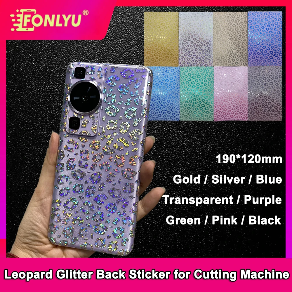 

FONLYU Sparkled Glitter Back Film Mobile Sheet DIY Customize Picture Rear Cover Skin Sticker for Hydrogel Film Cutting Machine