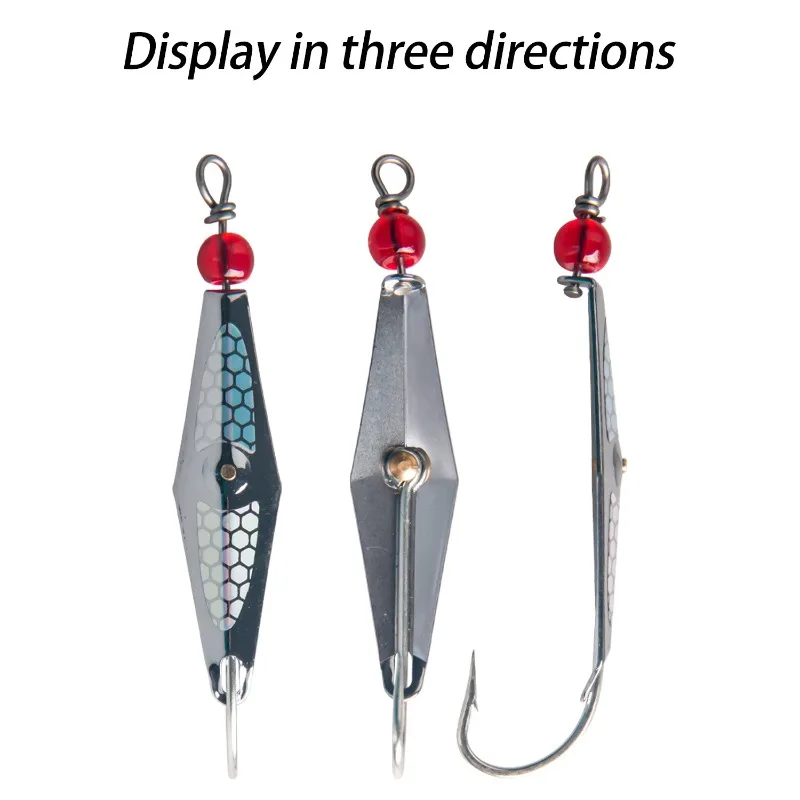 

Рыболовная приманка, 3 шт., 6,4 г, маленькая мигалка, 5,9 см, 6,4 г/2,32 дюйма, 0,226 унции, искусственный металл, Vib Blade, 3D-печать, лазерный винт, вращение металла