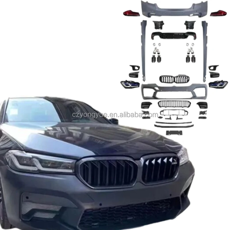 

Полный комплект обвеса Dream Garage A Type Full LCI, модифицированный обвес M5 Large Body Kit G30 для BMW 5 серии G30 G38 2017 2018 2019 2020