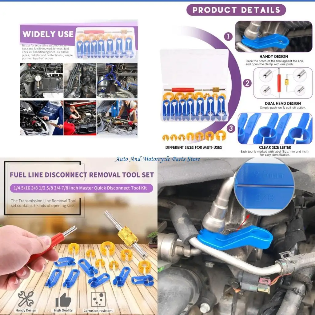 

P9FD Car Plastic Quick Disconnect Cooling Line Removal Disassembly Engineered for Simple Release of Oil and Fuels Pipe