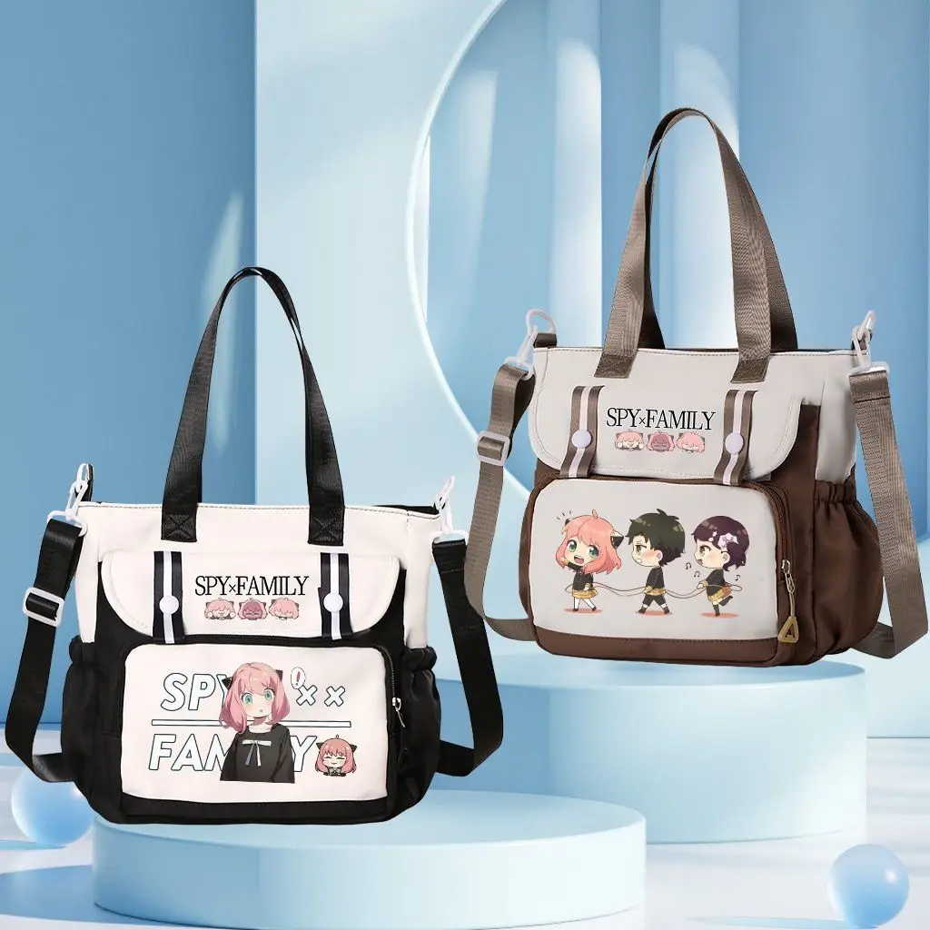 

Spy X Family Anya Anime Merchandise Crossbody For Middle And Primary School Students Tutoring Tote Unisex Shoulder Bag Anime