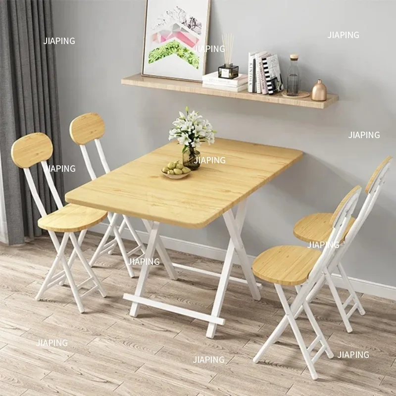 مناسبة لمجموعة طاولات الطعام الخارجية المستطيلة الرخيصة القابلة للطي #3