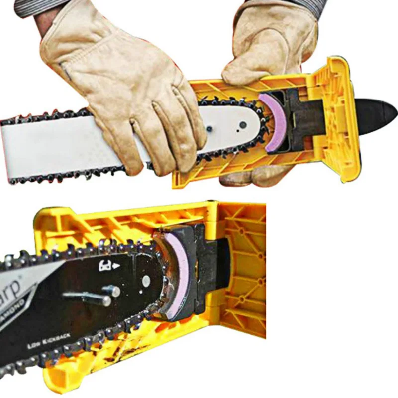 

Portable Chainsaw Sharpener Bar-Mount | Fast Grinding Tool for Chainsaw Chain | Woodworking Essential Upgraded Design