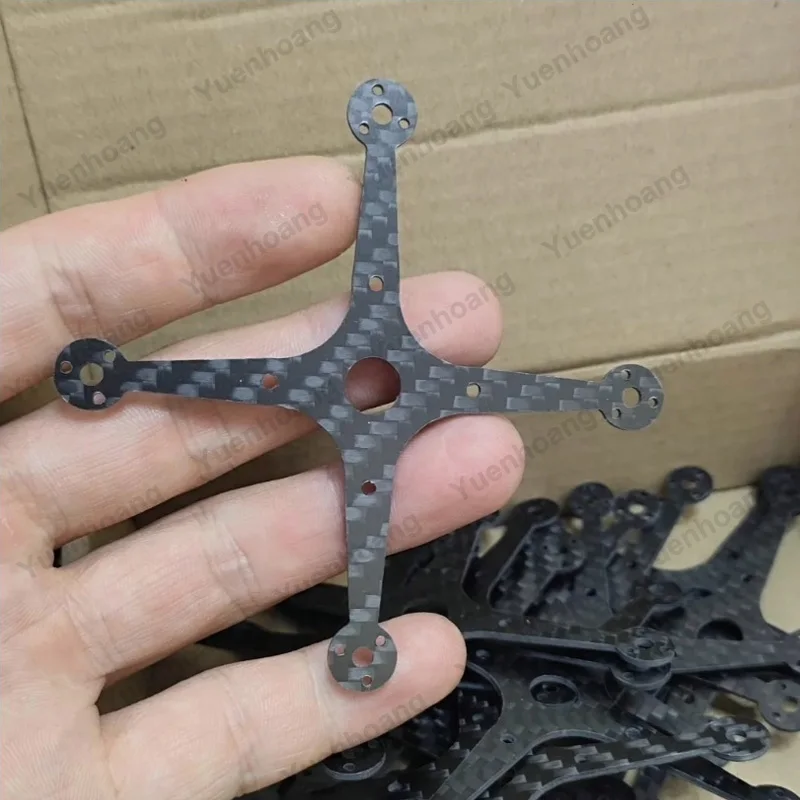 1PCS For NBD75/BetaFPV Meteor75 Air75 II FPV Drone NewBeeDrone 75mm Carbon Fiber Chassis Frame Thickness 1.2mm Motor Fixed Board