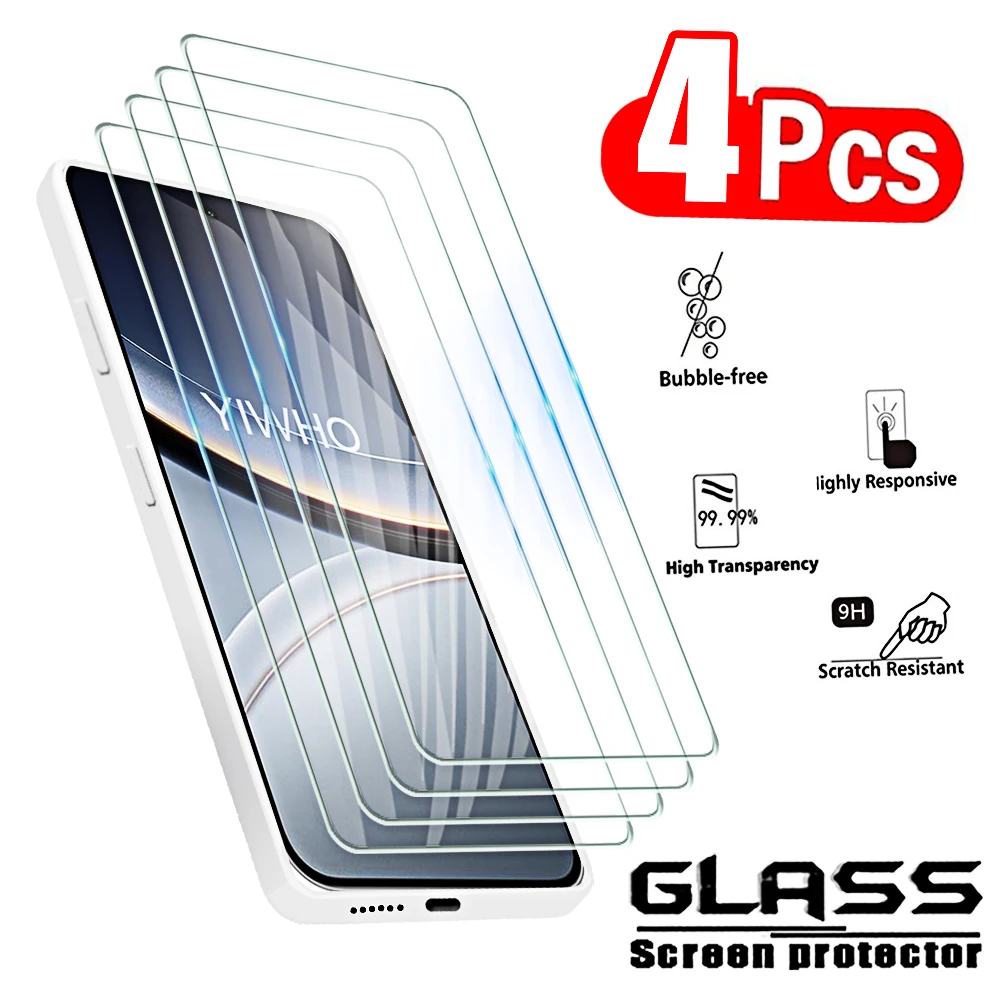 Protecteur d'écran pour Xiaomi Poco F7, 4 pièces, Film de protection à couverture complète, Poxo Pocco F7 M7 4G M7plus X7 F X M 7 Pro