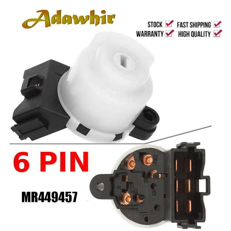 6 pin ignition switch MR449457 for Mitsubishi Lancer 2002-2013 Outlander Sport 2011-2012 MN113754 MBK1018