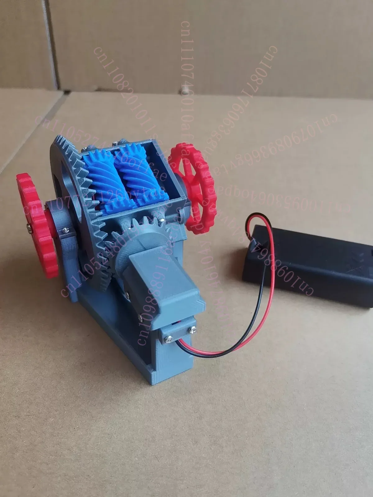3D Printed Torsen Self-Locking Limited-Slip Differential Structural Principle Model Teaching Ornament