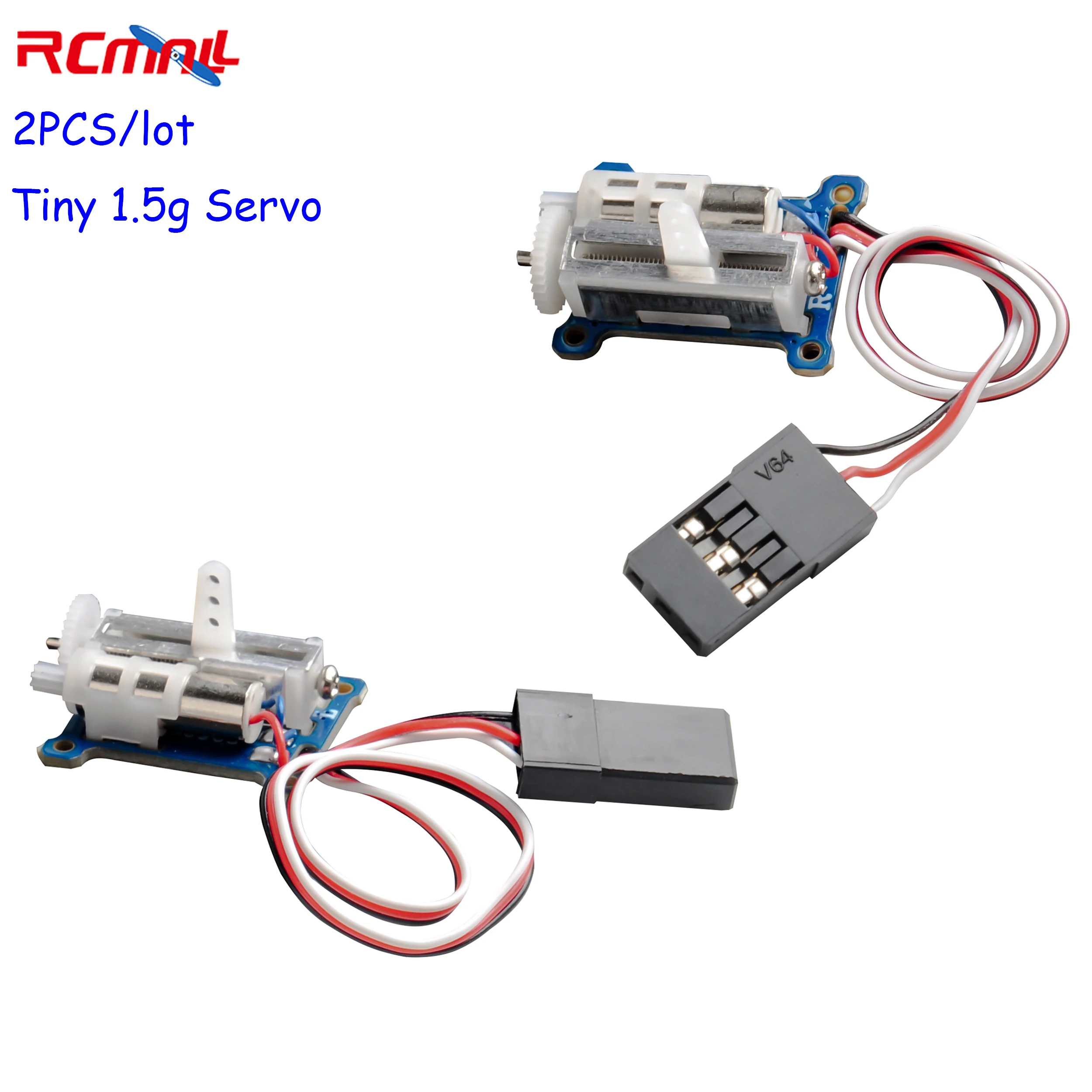 2PCS/lot Micro 1.5g Linear Tiny Servo 3.7-6V Micro Servo Steering Gear for Aircraft Airplane Fixed-wing DIY Model