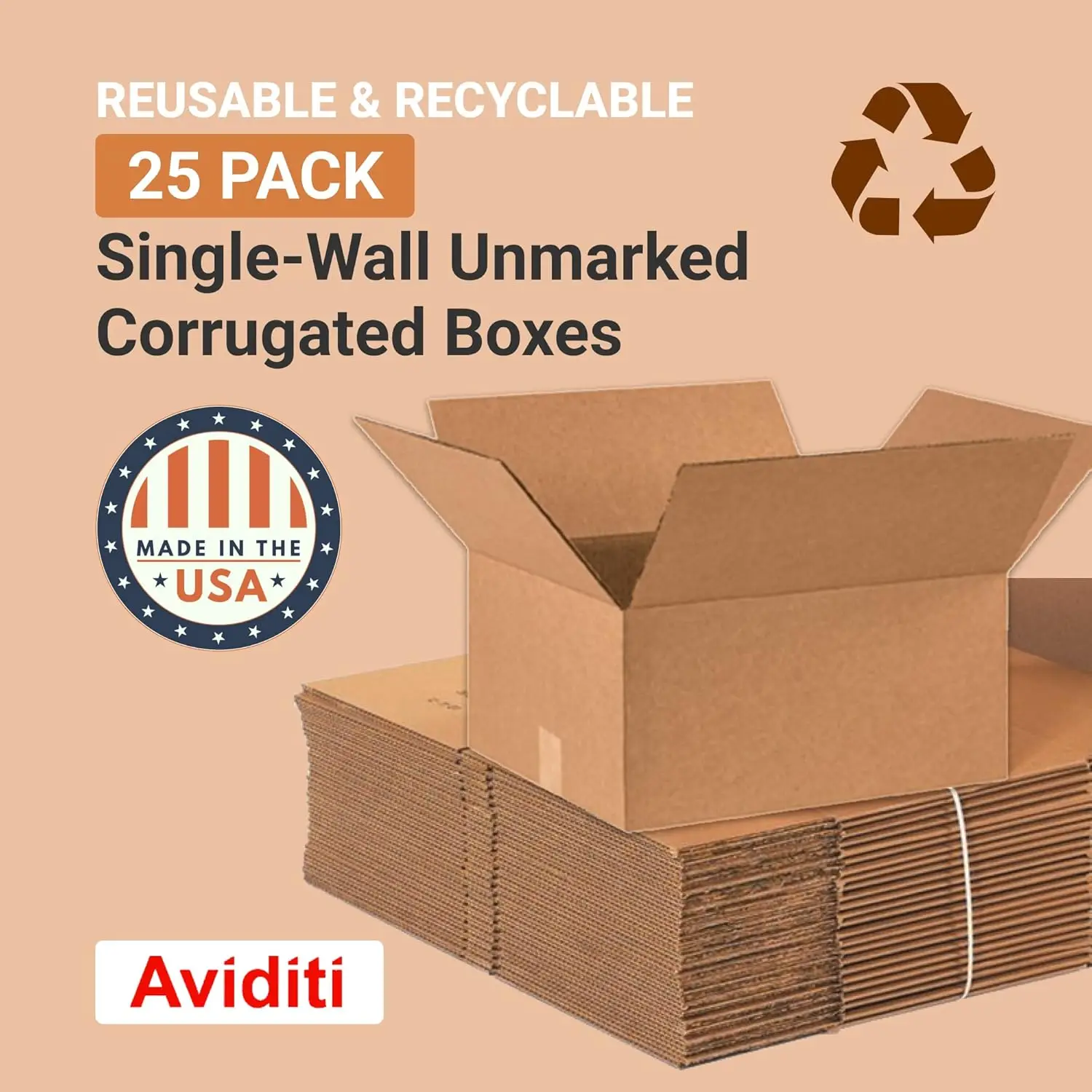 Aviditi 16 x 14 x 12 Corrugated Cardboard Boxes Medium 16