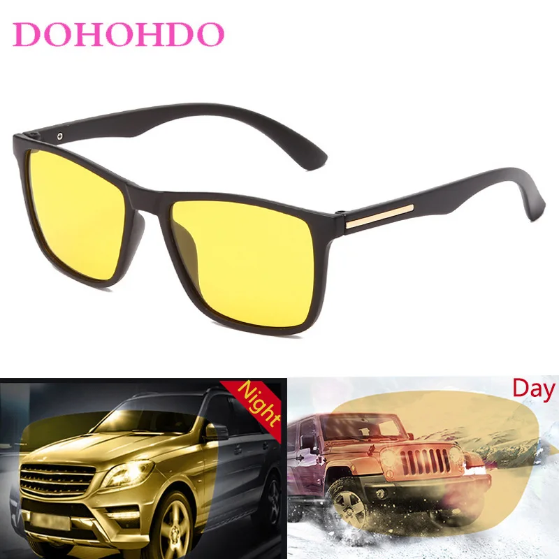 

New Vintage Night Vision Polarized Sunglasses Men Women Famous Brand Designer Driving Sun Glases UV400 Polaroid Mirror Sunglass