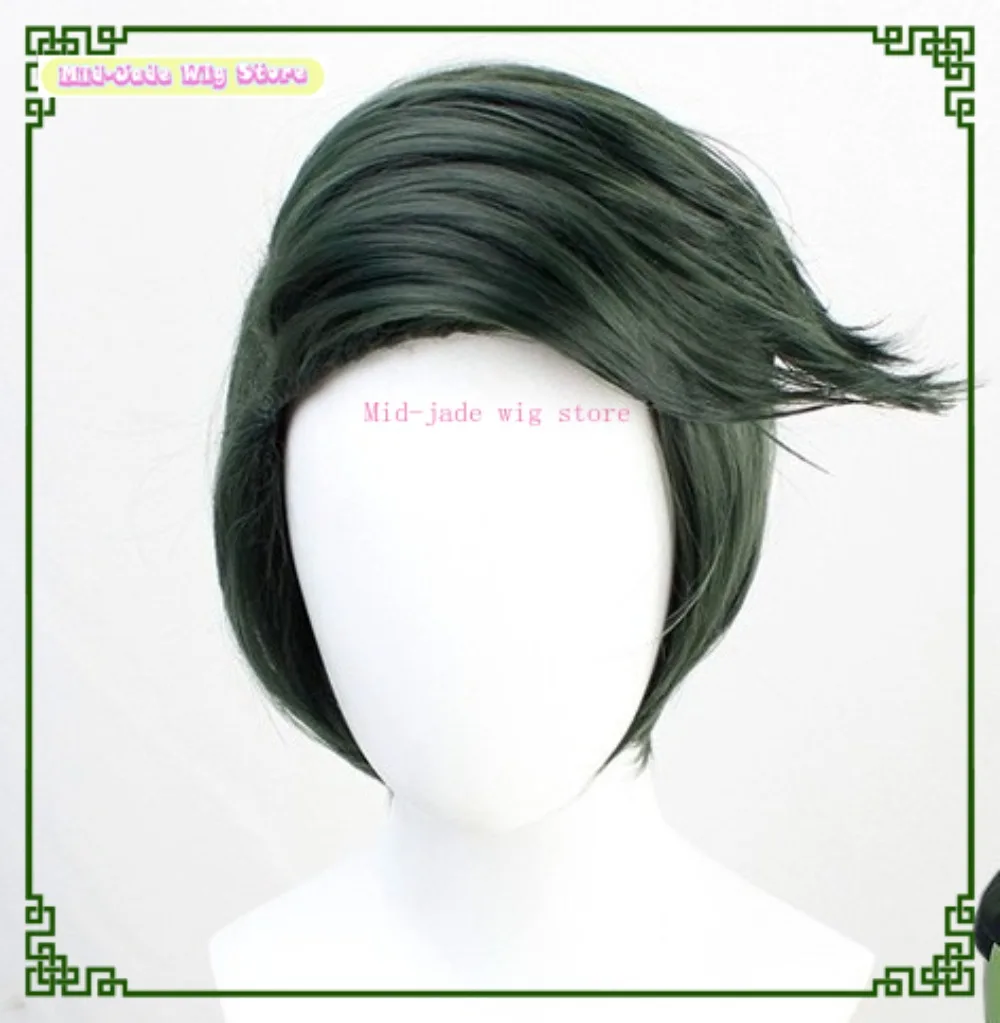 

Bizarre Adventure: Rohan Kishibe Role Playing WigAnime Game Role-playing Halloween Party Synthetic Wig Mid-jade Wig Store