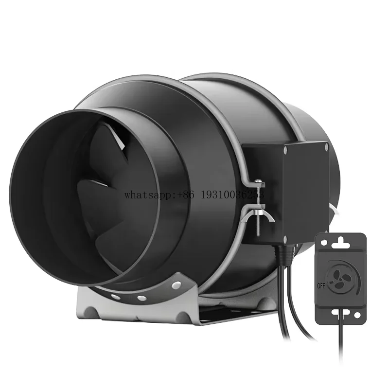 

Smart Duct Fan Mixed Flow Ventilation Exhaust Fan For LED Indoor Tent
