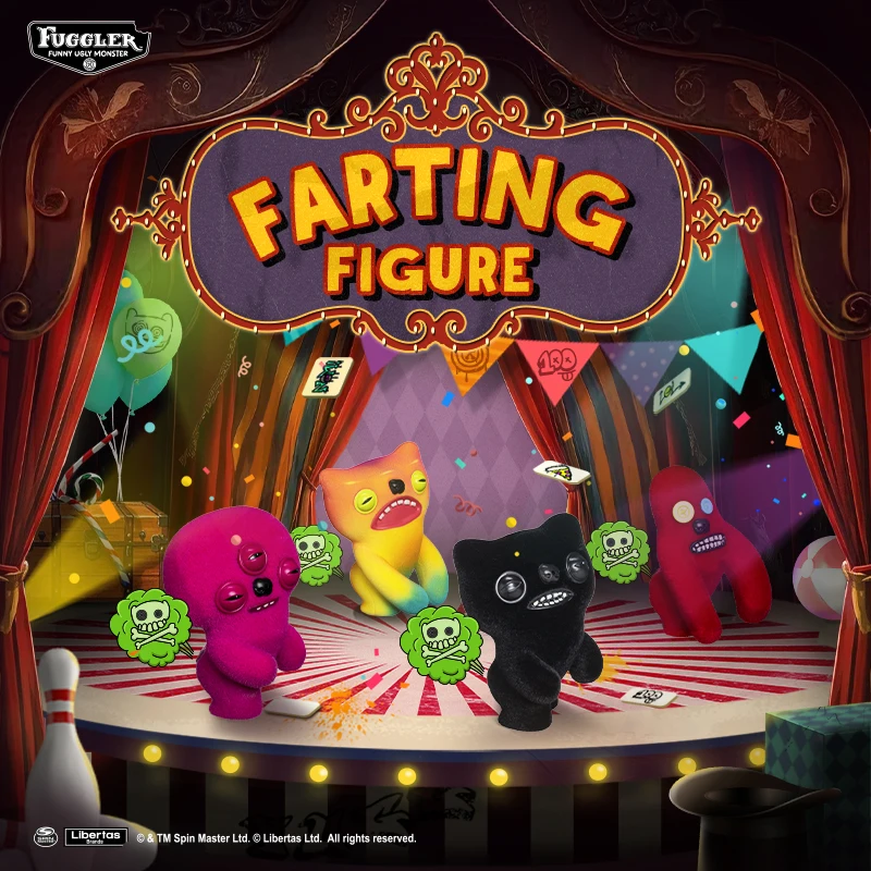 Fuggler brinquedos de pelúcia engraçado monstros feios peidar figura fugler vocalizar série anime figuras boneca crianças brinquedo presente aniversário
