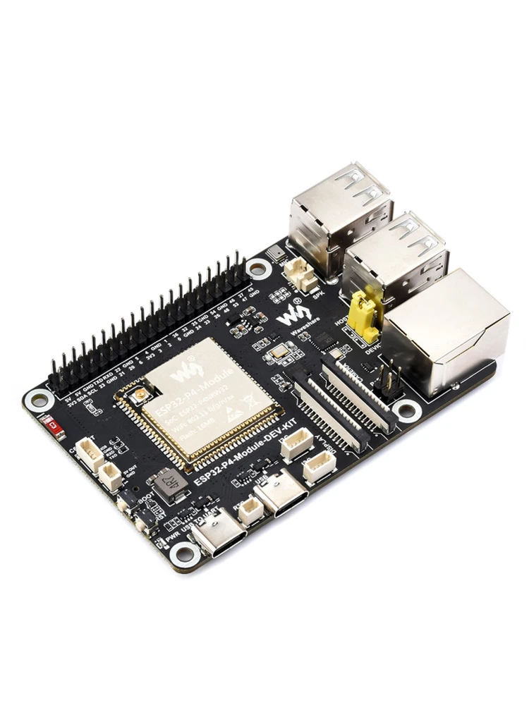 Waveshare ESP32-P4-Module-DEV-KIT Płytka rozwojowa ESP32-P4 z ESP32-C6 WiFi 6 Bluetooth 5 BLE MIPI CSI DSI RJ45 USB PoE Port — zdjęcie produktu 7