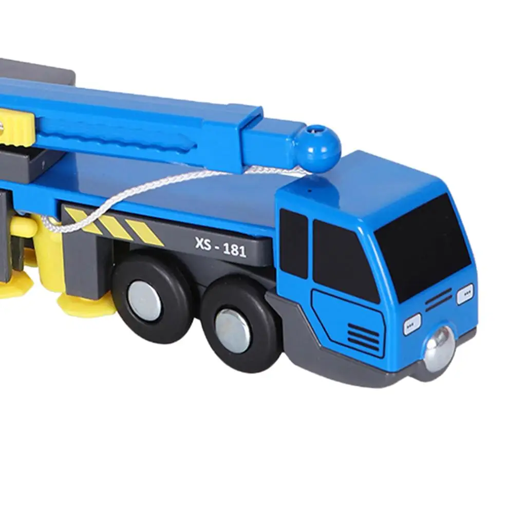 Plastic Micro Crane Truck Toy Movable Parts Vehicles Children Party Favors