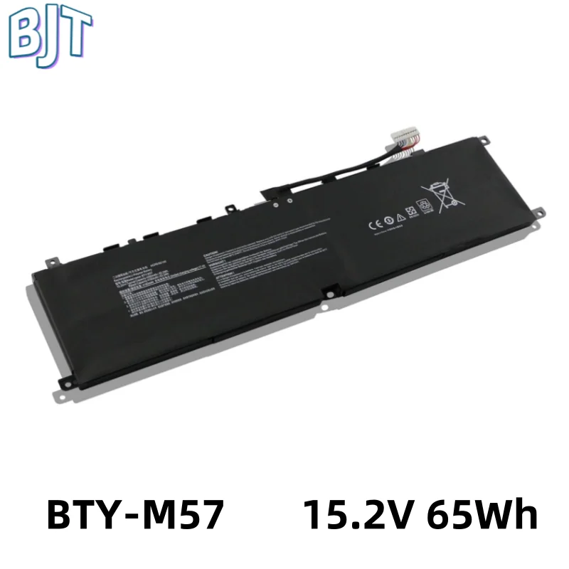 

New Laptop Battery BTY-M57 15.2V 65Wh for MSI GP66 GP76 Leopard 10UG 10UE 10UH 11UG 11UH 10UE-065ES 10UE-060ES 10UE-060ES