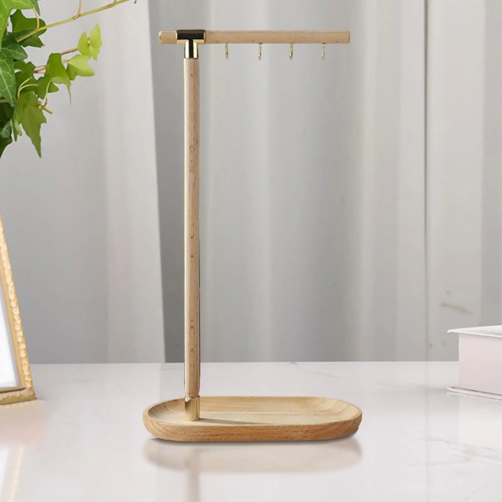 الصينية فرشاة الجرف الخشب الرياح الرنين حامل عرض موقف Windchime حامل ديكور