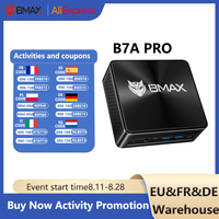 BMAX B7A Pro Mini Pc AMD Ryzen 5 7430U Processor AMD Radeon Graphics 16GB RAM 512GB SSD Windows 11 USB HDMI Type-C mini pc