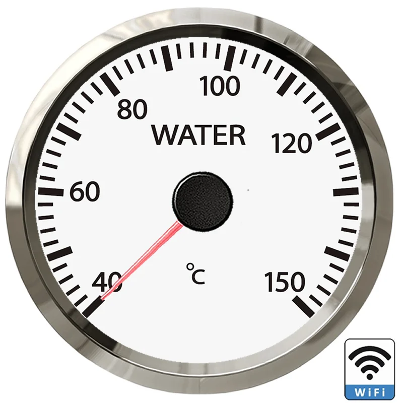 A 52mm WiFi obrotomierz ciśnienie oleju miernik temperatury wody programowalny miernik dla łódź morska samochód ciężarówka 9-32V miernik poziomu