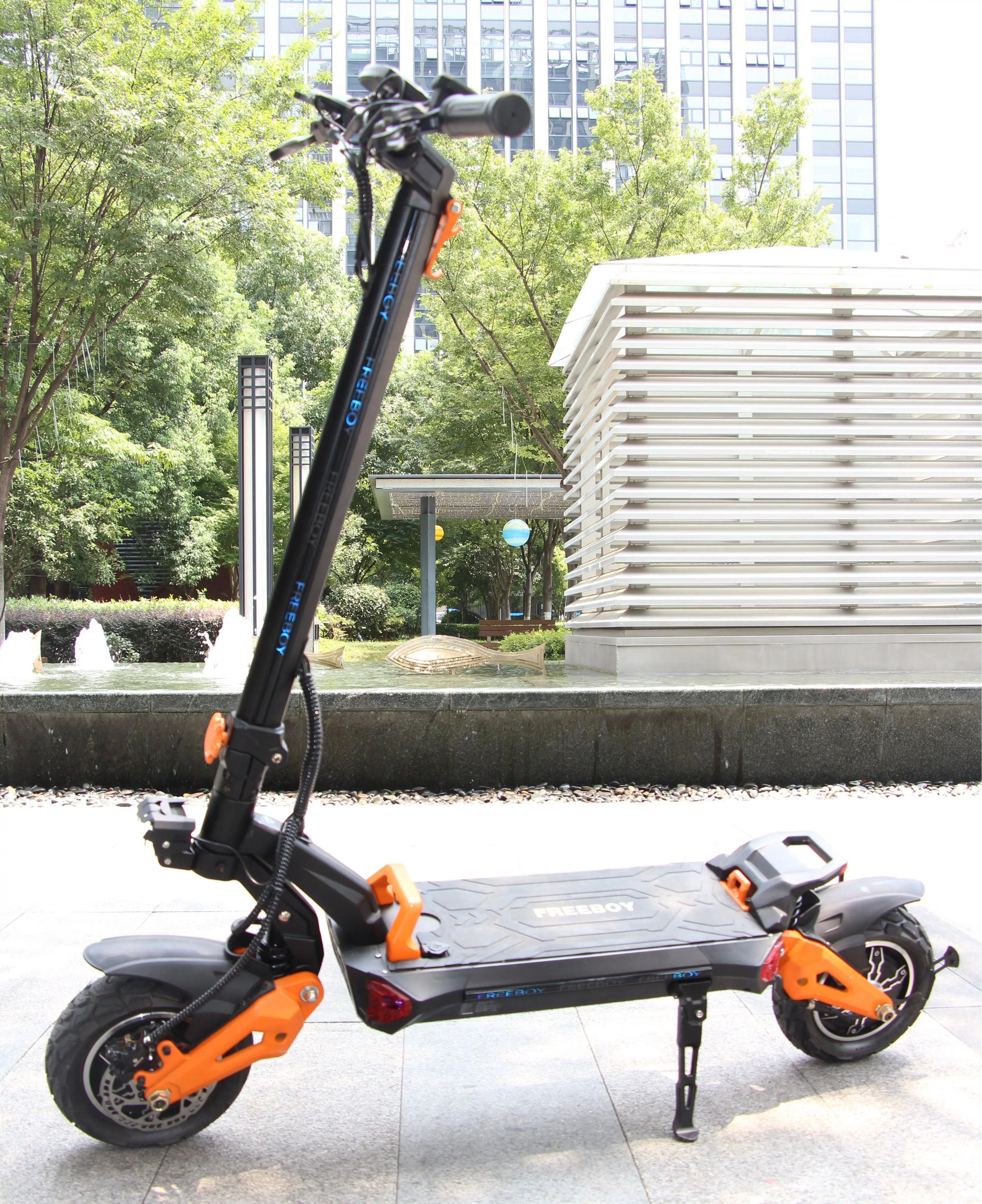 Электрический самокат с двойным двигателем для взрослых, 6000 Вт, дальность действия 55 миль, 11 дюймов, внедорожные шины, быстрый электрический самокат