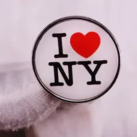 I Love New York NY Logo BADGE Tourism Symbol BROOCH PINS