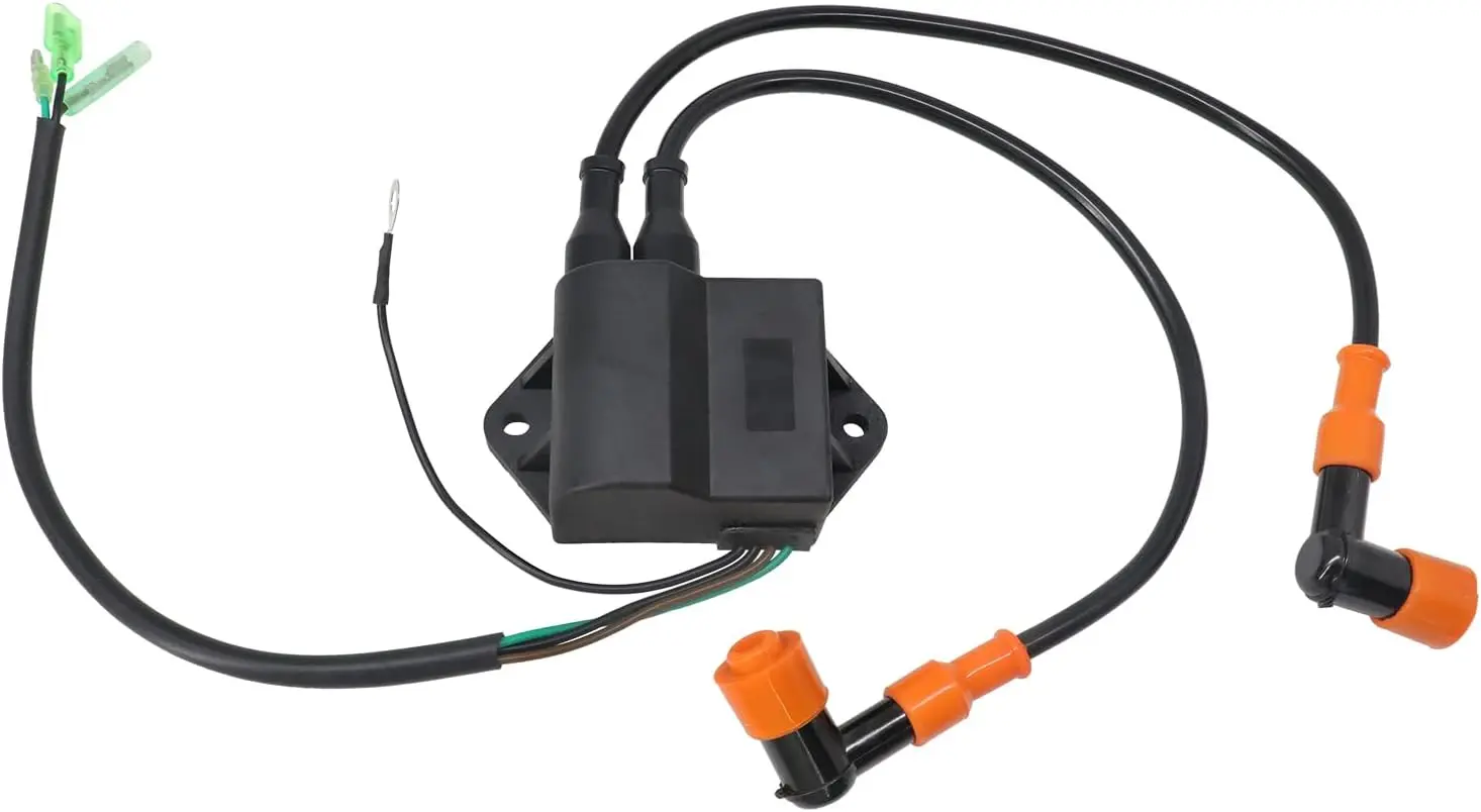 3B2-06060-0 CDI Coil Unit Assy Compatible with Tohatsu M6B M8B for Nissan NS6B NS8B 2-stroke Engine Ignition Coil