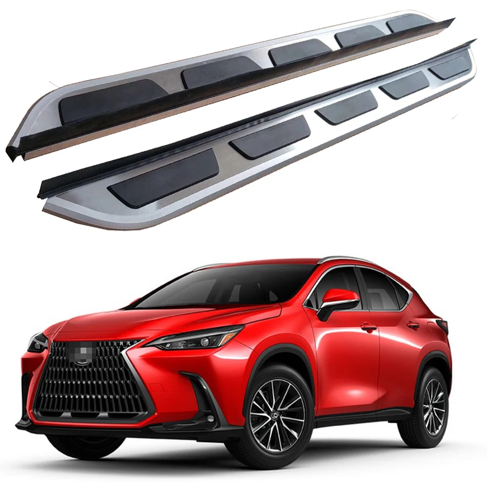 

2Pcs Fixed Running Boards Side Steps Pedal Nerf Bar fits for Lexus NX NX250 350 450 2022 23