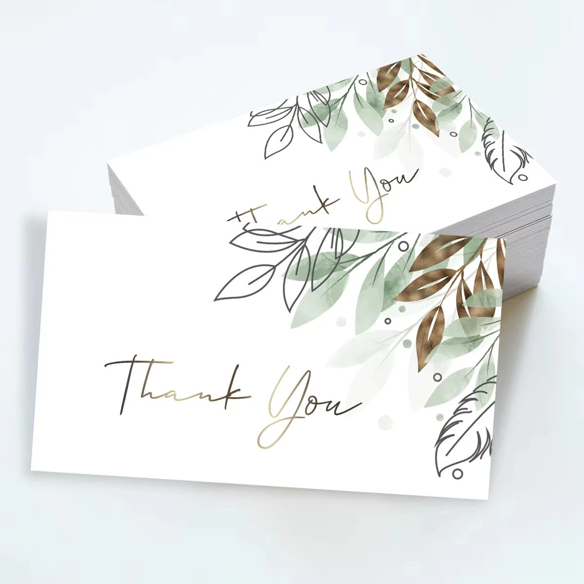 50/100pcs Custom Cards Thank You Card Business Card Personalized Logo Packaging For Business Wedding Invitation Gifts Decor Card view 5