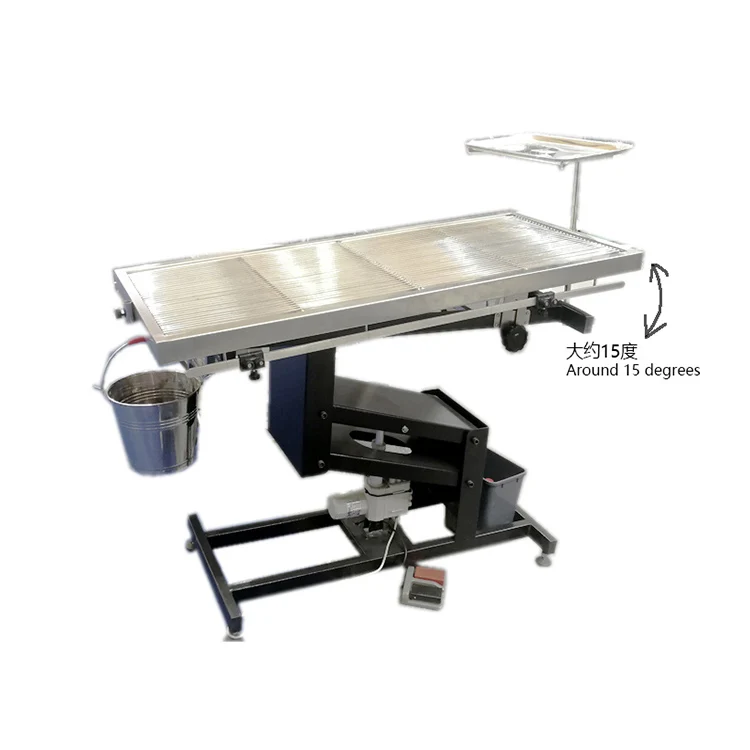 High Quality Z-type Electric Lifting  Veterinary Surgery Table (black) Veterinary Operating Table for Clinic  Animal Hospital