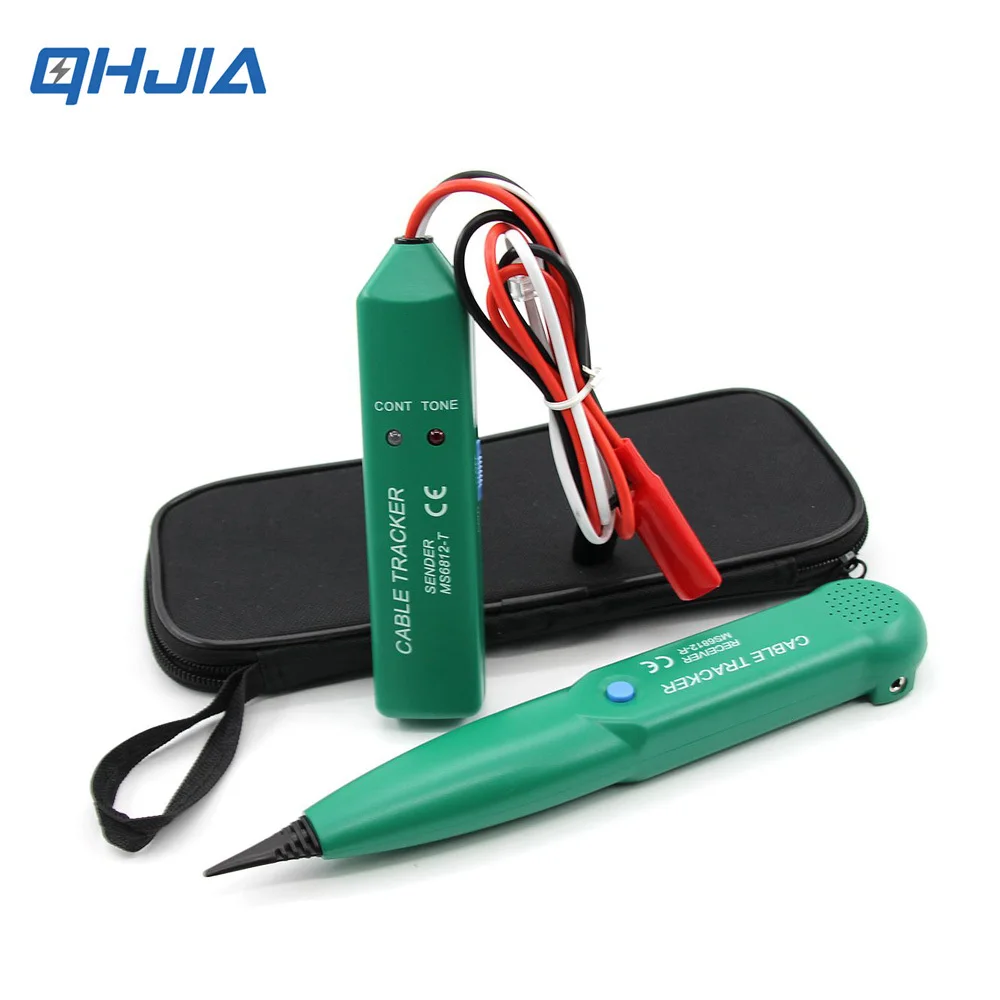 MS6812 Cable Car Tracker Tester Professional Line LAN Detector UTP STP Telephone Wire Tracer Breakpoint Location Diagnose Tone