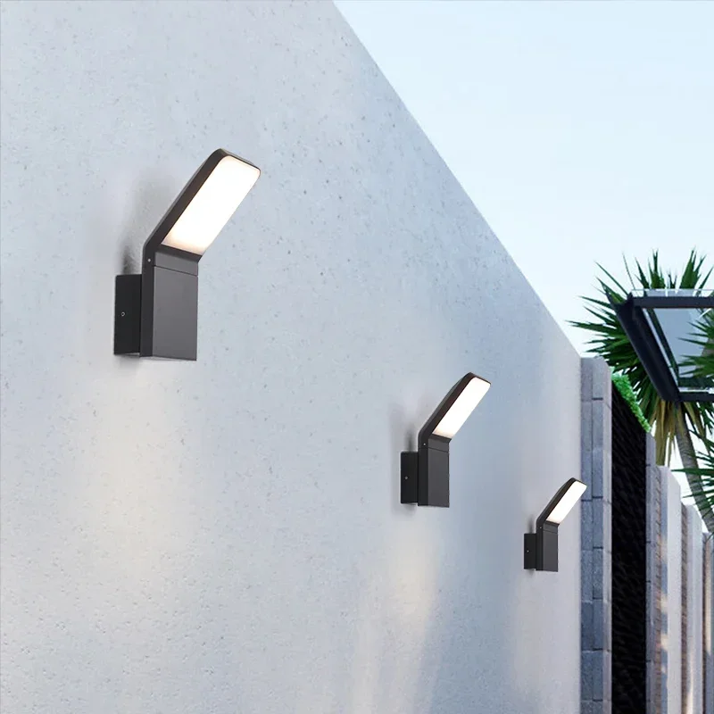 Iluminación de pared para exteriores, luces LED para escalera, entrada, balcón, casa, jardín, porche delantero, lámpara de terraza, Faro de puerta impermeable