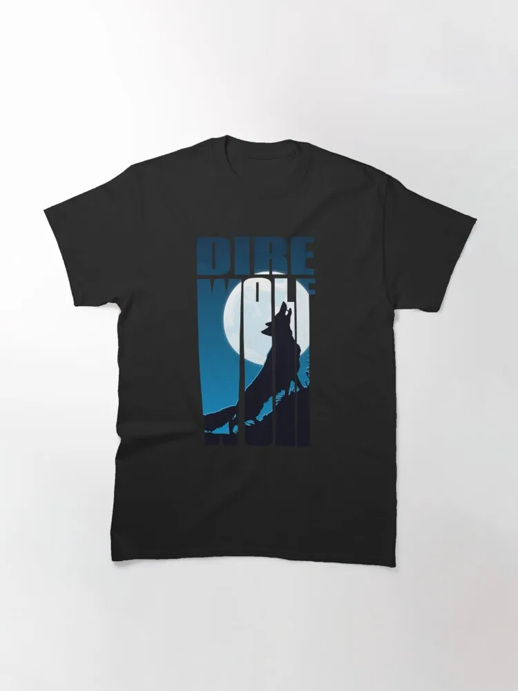 Dire Wolf Direwolf Howling to the Moon at Night Classic T-Shirt